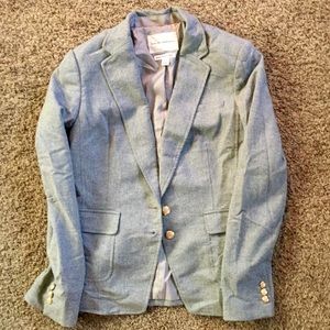 Banana Republic Grey Wool Blazer